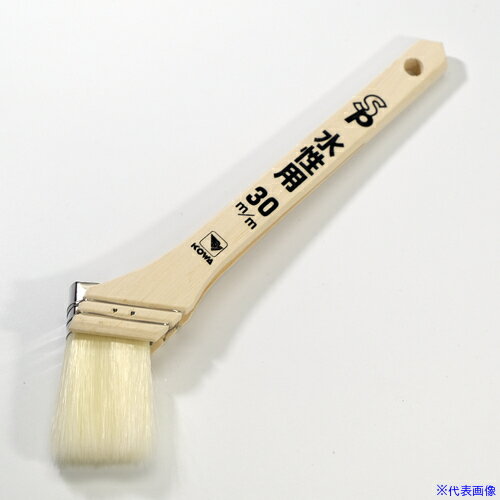 オレンジブック トラスコ中山　TRUSCOKOWA SP水性用刷毛 30mm 〔品番:19712〕[ 注番:8066208]特長●速乾性の水性塗料に最適な化繊ハケです。用途●水性塗料用。仕様●刷毛幅(mm)：30●毛丈(mm)：40●玉厚(mm)：16●全長(mm)：225●適合塗料：水性塗料●形状：スジカイ刷毛仕様2●水性用ハケ材質/仕上●毛材:化繊セット内容/付属品注意原産国（名称）中国JANコード4972883197121本体質量28gオレンジブック トラスコ中山　TRUSCOKOWA SP水性用刷毛 30mm 〔品番:19712〕[注番:8066208][本体質量：28g]《包装時基本サイズ：227×55×27》分類》工事・照明用品》塗装・内装用品》刷毛☆納期情報：メーカー取り寄品（弊社より発送）