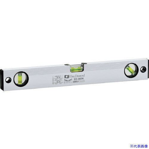 ■エビスダイヤモンド 45°付ベーシックレベル シルバー 380mm ED38DN(8066717)[送料...