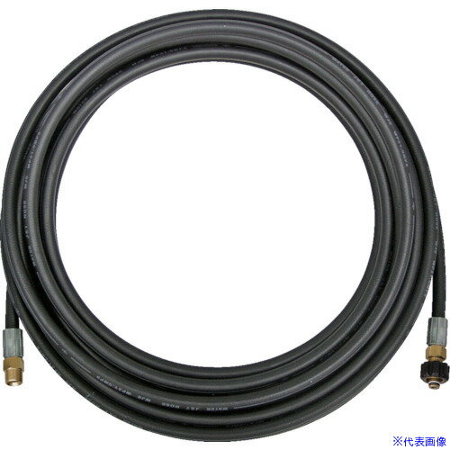 ■Asada 3/8高圧ホース 200V冷水・エンジン式用 40m Qカプラ HD209(8067704)[法人限定][外直送元]