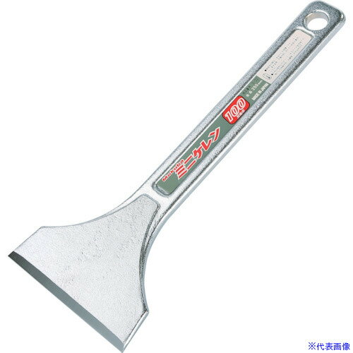 オレンジブック トラスコ中山　TRUSCOモクバ印 ミニケレン100 100mm巾×250mm 〔品番:D32〕[ 注番:8069926]特長●刃幅が100mmとワイドで作業効率がアップします。●完全熱処理しています。薄型・軽量、抜群の食い込みです。●表面はサビに強いメッキ仕様。用途●古いペンキ削りやサビ落とし等のスクレーパー作業に。●ボード、木材等のハツリ作業に。●Pタイル、クッションフロアー等のはがし作業に。●ノロ、スパッタのハガシ作業に。仕様●寸法(mm)：100幅×250仕様2材質/仕上●機械構造用炭素鋼クロームメッキ仕上げセット内容/付属品注意原産国（名称）日本JANコード4960408010390本体質量430gオレンジブック トラスコ中山　TRUSCOモクバ印 ミニケレン100 100mm巾×250mm 〔品番:D32〕[注番:8069926][本体質量：430g]《包装時基本サイズ：290×110×9》〔包装時質量：435g〕分類》手作業工具》ハンマー・刻印・ポンチ》タガネ・ケレン☆納期情報：メーカー取り寄品（弊社より発送）