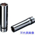 Rakuten - ■ネプロス 12.7sq.ディープソケット(六角) 対辺寸法10mm 差込角12.7mm 全長80mm NB4L10(8070348)