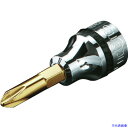■ネプロス 9.5sq.クロスビットソケット 刃先No.2 差込角9.5mm 全長51mm NBT3P2(8070409)