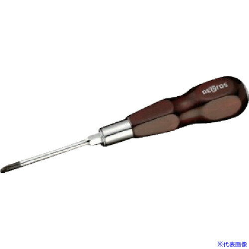 樂天商城 - ■ネプロス 木柄ドライバ貫通タイプ(クロス)No.1 ND3P1(8070415)