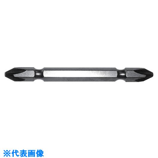 ■近江 六角6.35 溝13差込 Wビット +2 全長110 LL 硬度N V21W2110NLL(8072157)×10[...