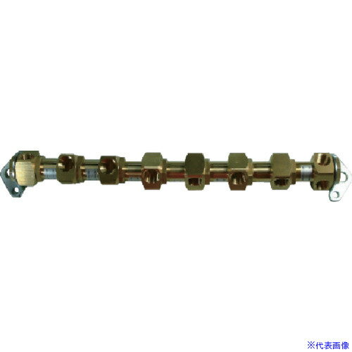 ■チヨダ ヘッダーブロックCB 8連 Rc3/8 CB803(8082606)[送料別途お見積り][法人限定][メーカー取寄]