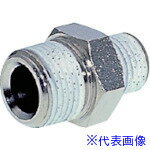 ■チヨダ 異径ニップルメッキ付 R1/4・R1/2 D2M4MN(8082693)