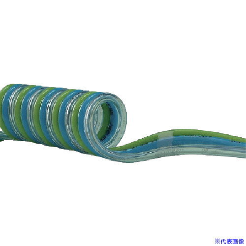 オレンジブック トラスコ中山　TRUSCOチヨダ スパイラルチューブ マルチスパイラル 外径8mm/使用範囲1413mm 透明、青、ライトグリーン 〔品番:3MPS815S〕[ 注番:8083424]特長●稼動部に使用出来ます。●タッチチューブを溶着してスパイラル状にしています。●色分けする事が出来ます用途●各種エア配管に。●稼動部に。仕様●色：透明、青、ライトグリーン●使用範囲(m)：1.413●コイル径(mm)：50●外径(mm)：8●内径(mm)：6.5●コイル部長さ(mm)：405●使用範囲(mm)：1413仕様2材質/仕上●本体：ポリウレタンセット内容/付属品注意原産国（名称）日本JANコード4537327027015本体質量305.8gオレンジブック トラスコ中山　TRUSCOチヨダ スパイラルチューブ マルチスパイラル 外径8mm/使用範囲1413mm 透明、青、ライトグリーン 〔品番:3MPS815S〕[注番:8083424][本体質量：305.8g]《包装時基本サイズ：400×50×380》〔包装時質量：322g〕分類》空圧用品》流体継手・チューブ》エアチューブ・ホース☆納期情報：メーカー取り寄品（弊社より発送）
