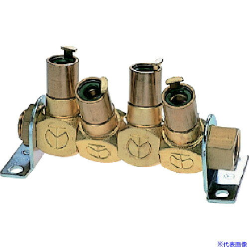 オレンジブック トラスコ中山　TRUSCOチヨダ エア分岐管 フリージョイント3 4WAY 適用チューブ6mm ネジサイズRc1/4 〔品番:4MK106〕[ 注番:8083558]特長●一箇所の配管口より複数の配管口が取り出せます。●取り出し口は方向を自由に変える事が出来、固定も出来ます。●取り出し口にタッチコネクターを内蔵しています。用途●各種エア配管に。●回路分岐に。仕様●ネジサイズRc1/4●適用チューブ(mm)：6仕様2●チヨダ　フリージョイント3　4WAY　6mm材質/仕上●本体：しんちゅう●シール材：ニトリルゴム●ブラケット：鋼鉄セット内容/付属品注意原産国（名称）日本JANコード4537327009875本体質量290.4gオレンジブック トラスコ中山　TRUSCOチヨダ エア分岐管 フリージョイント3 4WAY 適用チューブ6mm ネジサイズRc1/4 〔品番:4MK106〕[注番:8083558][本体質量：290.4g]《包装時基本サイズ：205×230×40》〔包装時質量：292g〕分類》空圧用品》流体継手・チューブ》金属カップリング☆納期情報：メーカー取り寄品（弊社より発送）