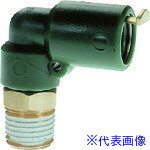 オレンジブック トラスコ中山　TRUSCOチヨダ タッチコネクターエルボコネクター(樹脂) 6mm・R3/8 〔品番:RKL603〕[ 注番:8084026]特長●耐久性に優れており(金属タイプ)特許取得済みのユニーク構造は、耐久性・引抜強...