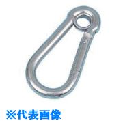 ■HHH カラビナハーケン E型スチール8mm K8E(8086956)[送料別途見積り][法人・事業所限定][掲外取寄]