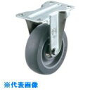 ■ユーエイ プレート式 固定 キャスター エラストマー 車輪径65mm SILENTタイプ ER型 取付寸法56×28 ER65ELSBH83(8093575)