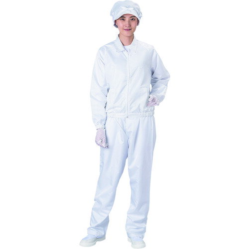 ■BLASTON ジャケット(衿付)-白-5L BSC410