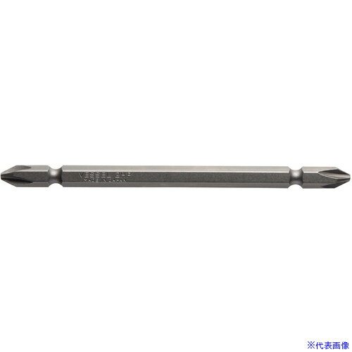 ■VESSEL 両頭ドライバービット ドライバービット A14P(+)2×110H A14P2110H(8106924)×10
