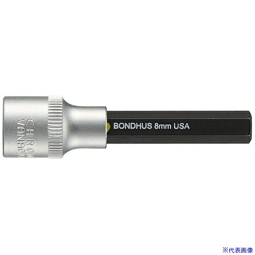 オレンジブック トラスコ中山　TRUSCOBONDHUS 六角ソケットビット(ビット全長50mm) 5/32インチ 〔品番:43209〕[ 注番:8108740]特長●ビットが摩耗したらポンチとハンマーでビットをソケットから外し、交換用ビットを付け替えれます。●ポンチ、ハンマーなどの工具を使ってソケットの内側からビットを叩くとビットが抜けます。●ビットをソケットへ挿入する際はハンマーなどでビットを差し込むとガッチリ入ります。●ボンダス特殊プロテニアム合金鋼を材質にする事により、一般的な六角工具に比べ20％以上高いトルクがでます。●ソケットへの装着方法はロールピンやセットスクリューとは異なりますので、装着の際のわずらわしさがありません。●六角の側面に特殊ナイロン樹脂が埋め込まれています。用途●六角穴付ボルトの締め付け、緩め作業に。仕様●対辺寸法(インチ)：5/32●差込角(mm)：9.5●ビット長さ(mm)：50仕様2●プロガード黒染め加工処理●硬度：HRC57〜61材質/仕上●ビット：プロテニアム［［R上］］合金鋼（ボンダス特注鋼材）●ソケット：クロムバナジウム鋼●表面処理：プロガード［［TM上］］加工（黒染め）セット内容/付属品注意●工具を安全に使っていただくため、作業時は必ず保護メガネを着用してください。●パイプやメガネレンチなどを使っての作業はしないでください。原産国（名称）アメリカJANコード本体質量27gオレンジブック トラスコ中山　TRUSCOBONDHUS 六角ソケットビット(ビット全長50mm) 5/32インチ 〔品番:43209〕[注番:8108740][本体質量：27g]《包装時基本サイズ：140×50×30》〔包装時質量：27g〕分類》手作業工具》ソケットレンチ》ヘキサゴンソケット☆納期情報：メーカー取り寄品（弊社より発送）