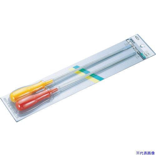 オレンジブック トラスコ中山　TRUSCOTONE 樹脂柄ドライバー 長軸ドライバーセット 2pcs 〔品番:LD2〕[ 注番:8109180]特長●全長が395mmと長く、従来のドライバーでは届かない箇所の作業に最適です。用途●マイナス(-)ねじまたはプラス(+)ねじの締付け、緩め作業に。仕様●刃先：マグネット入り●先端マグネット：マグネット付●セット内容(本)：2●セット内容(点)：2●軸形状：丸軸●セット内容：LD-P・M仕様2材質/仕上●軸:構造用鋼●グリップ:樹脂セット内容/付属品注意●プラスチック柄は絶縁のためのものではありません。電気の流れているものには使用しないでください。原産国（名称）日本JANコード4953488010855本体質量290gオレンジブック トラスコ中山　TRUSCOTONE 樹脂柄ドライバー 長軸ドライバーセット 2pcs 〔品番:LD2〕[注番:8109180][本体質量：290g]《包装時基本サイズ：90×400×35》〔包装時質量：290g〕分類》手作業工具》ドライバー・六角棒レンチ》樹脂柄ドライバー☆納期情報：仕入れ先通常在庫品 (欠品の場合有り)
