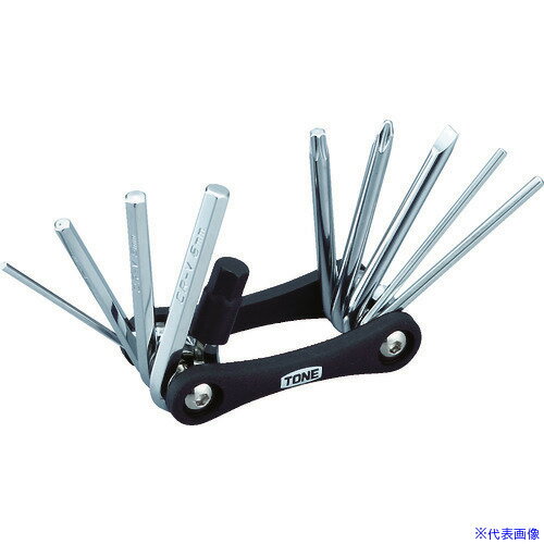 ■TONE 二輪車整備工具 マルチツール 10点セット CMT10(8109765)