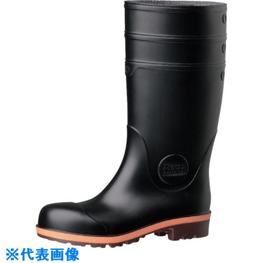 ■ミドリ安全 小指保護先芯入り安全長靴26.5 21400062 PW1000BK26.5(8112356)[送料別途お見積り][法人限..