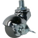 ■ハンマー ねじ込み式M12 旋回式ウレタン車輪 50mm ストッパー付 40515A3UR50(8140831)