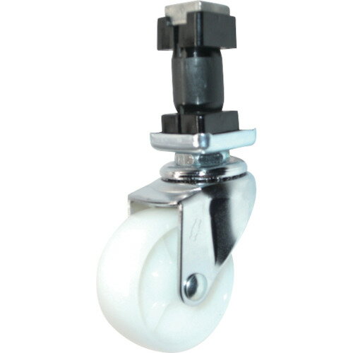 ■ハンマー パイプ差込み旋回式ナイロン車輪 40mm 角32用 4205ENN40(8141231)[送料...