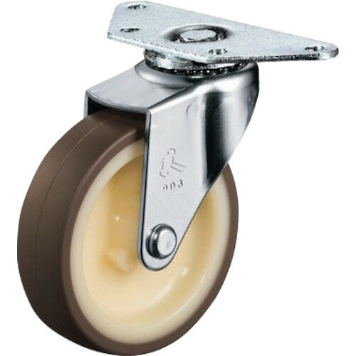 ■ハンマー Eシリーズコーナー 旋回式ウレタン車輪(ナイロンホイール)75mm 220EUR75(8141892)[送料別途お見積り][法人限定][掲外取寄]