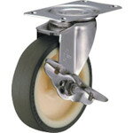 ■ハンマー ステンレス製プレート式キャスター 自在SP付 車輪径100mm ウレタン車 315EUR100(8141966)