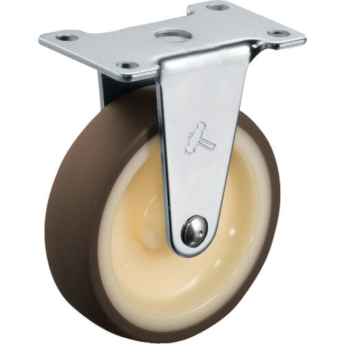■ハンマー Eシリーズオールステンレス 固定式ウレタン車輪(ナイロンホイール)65mm 320ERUR65(8142070)[送料別途お見積り][法人限定][掲外取寄]