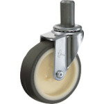 ■ハンマー 差込み旋回式ウレタン車輪(ナイロンホイール・ローラーベアリング)125mm 420EKUB125(8142708)[送料別途お見積り][法人限定][掲外取寄]