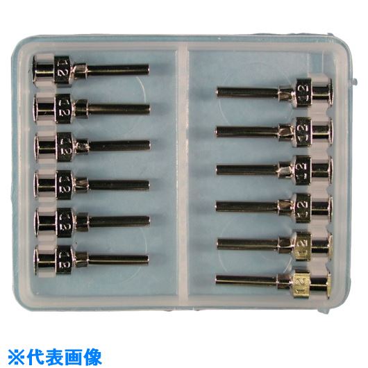 オレンジブック トラスコ中山　TRUSCOオートニクス 金属ニードル (12本入) 〔品番:PASSND15〕[ 注番:8144896]特長用途●シリンジ、ニードルアダプタ、に取り付けて使用します。仕様●全長(mm)：約26.5●針先内径ID(mm)：1.40●針先外径OD(mm)：1.80●針先長さ(mm)：約13仕様2●パイロット　金属ニードル　(12本入)材質/仕上●針先材質=SUS304●針基材質＝BS（クロムメッキ）セット内容/付属品注意原産国（名称）日本JANコード本体質量0gオレンジブック トラスコ中山　TRUSCOオートニクス 金属ニードル (12本入) 〔品番:PASSND15〕[注番:8144896]《包装時基本サイズ：125×65×25》〔包装時質量：50g〕分類》化学製品》接着剤・補修剤》接着剤用ディスペンサー☆納期情報：オレンジブック掲載以外でメーカー直送品【法人限定＝会社名ご記入お願い致します。】