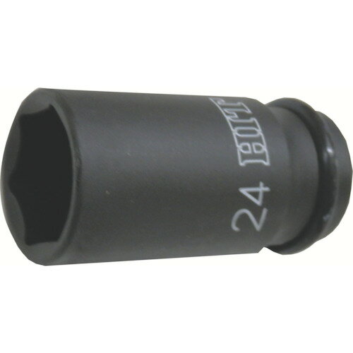 ■HIT 3/8インチ角インパクトディープソケット (6角) 22mm P3H22L(8145888)[送料別途見積り][法人・事業所限定][掲外取寄]