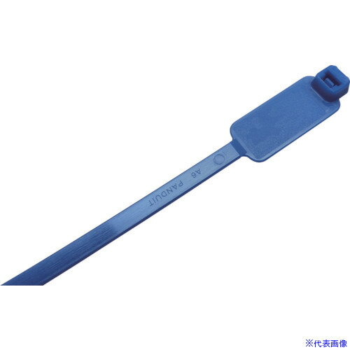 ■PANDUIT 旗型タイプナイロン結束バンド 青 (500本入) PLM2SD6(8146469)
