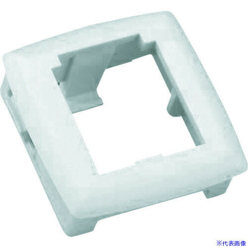 ■PANDUIT 1ポート用アダプタ オフホワイト (10個入) CMAA1IWX(8146599)