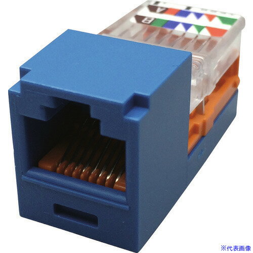 ■PANDUIT カテゴリ5Eモジュラージャック 青 CJ588BUY(8146612)