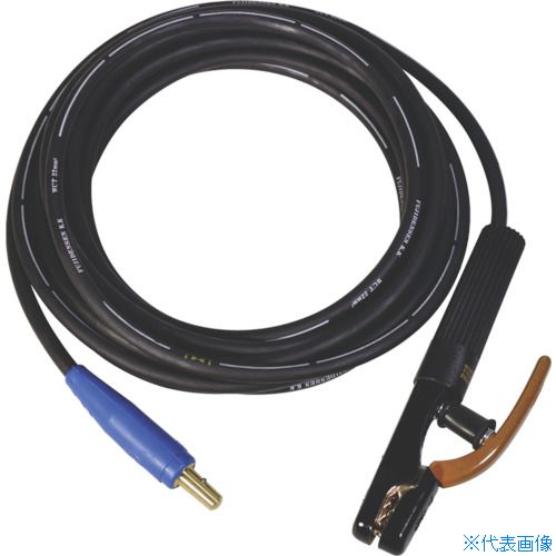 ■NICHIDO アースクリップ(オスジョイント付) 5m WCT38sq NAHJ5K(8147558)