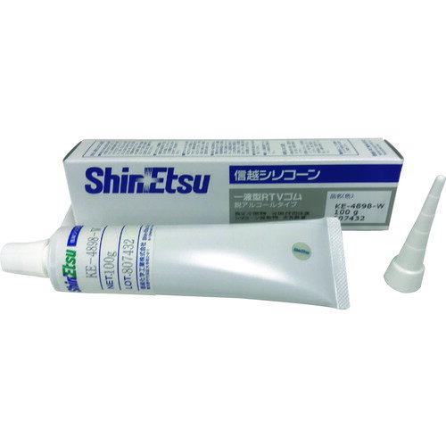 ■信越 シーリング 低分子シロキサン低減タイプ 100g ホワイト KE4898W100(8148142)