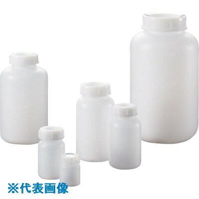 ■サンプラ PE広口瓶 50mL (400本入) 02082C(8162596)[送料別途お見積り][法人限定]...