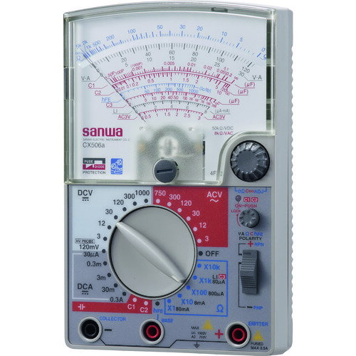 ■SANWA 多機能型アナログマルチテスタ CX506A(8162950)