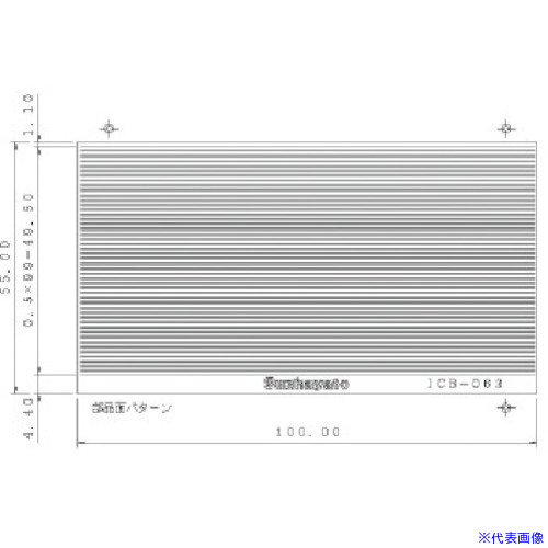 ■サンハヤト シール基板 0.5mmピッチFPC・FFCコネクタ用 ICB063(8163097)[送料別途...