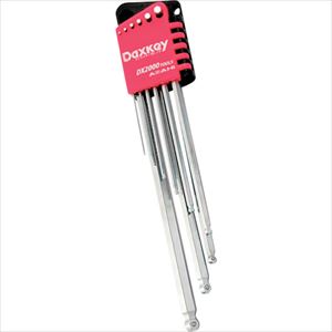 オレンジブック トラスコ中山　TRUSCOASH ロングボールダックスキー六角棒レンチセット9本組 〔品番:DVS0910〕[ 注番:8165128]特長●最大25度の角度からネジを回すことができるので、狭い場所でも作業が簡単かつ迅速です。●的確にネジをとらえ、遠く楽に入るため無駄な時間を省きます。●底まで一杯に入り確実にネジと噛み合うので、ネジがすり切れるのを防ぎます。●ダックスキーレンチに要望が高かったL型を用途●六角穴付きボルト・六角穴付き止めネジの締結作業。仕様●セット内容(本)：9●セット内容(mm)：1.5・2・2.5・3・4・5・6・8・10●硬度：HRC54〜58●タイプ：首下ショート仕様2●対角曲げ材質/仕上●材質:特殊鋼●表面処理:ニッケルクロムメッキセット内容/付属品●セット内容（mm）:1.5・2・2.5・3・4・5・6・8・10注意原産国（名称）日本JANコード4992676032613本体質量395gオレンジブック トラスコ中山　TRUSCOASH ロングボールダックスキー六角棒レンチセット9本組 〔品番:DVS0910〕[注番:8165128][本体質量：395g]《包装時基本サイズ：290×90×50》〔包装時質量：395g〕分類》手作業工具》ドライバー・六角棒レンチ》ボールポイント六角棒レンチ☆納期情報：仕入れ先通常在庫品 (欠品の場合有り)