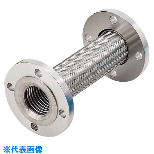 ■NFK 標準フランジ式フレキシブルホース(カラー式) フランジ10K/SUS304(ALLSUS304) 20A×900L NK310010K..