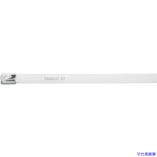 ■PANDUIT 360℃シール構造テンション保持型ステンレススチールバンド 100本入り 幅4.4mm 長さ287mm MRS2..