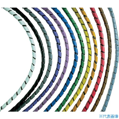 ■PANDUIT スパイラルラッピング ナイロン66 ナチュラル T38NTL(8180551)[送料別途...