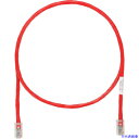 ■PANDUIT カテゴリ5EUTPパッチコード 1m 赤 UTPCH1MRDY(8180744)