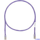 ■PANDUIT カテゴリ5EUTPパッチコード 1m 紫 UTPCH1MVLY(8180745)