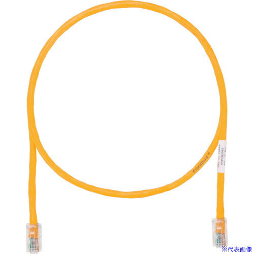 ■PANDUIT カテゴリ5EUTPパッチコード 2m オレンジ UTPCH2MORY(8180759)×10[送料別途お見積り][法人限定][掲外取寄]