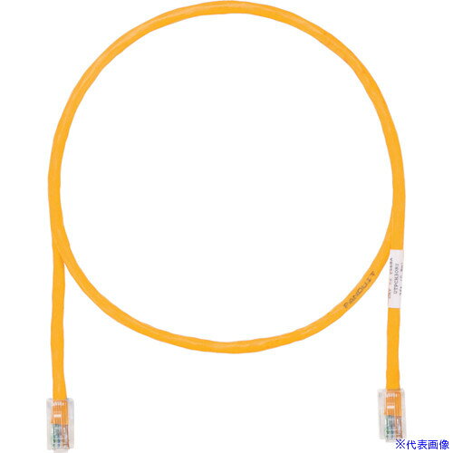 ■PANDUIT カテゴリ5EUTPパッチコード 5m オレンジ UTPCH5MORY(8180780)×10[送料別...