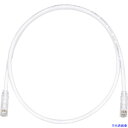 ■PANDUIT カテゴリ6UTPパッチコード 1m オフホワイト UTPSP1MY(8180841)(4)