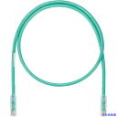 ■PANDUIT カテゴリ6UTPパッチコード 3m 緑 UTPSP3MGRY(8180880)