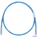 ■PANDUIT カテゴリ6UTPパッチコード 5m 青 UTPSP5MBUY(8180901)