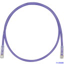 ■PANDUIT カテゴリ6UTPパッチコード 5m 紫 UTPSP5MVLY(8180906)