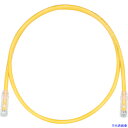 ■PANDUIT カテゴリ6UTPパッチコード 5m 黄 UTPSP5MYLY(8180908)